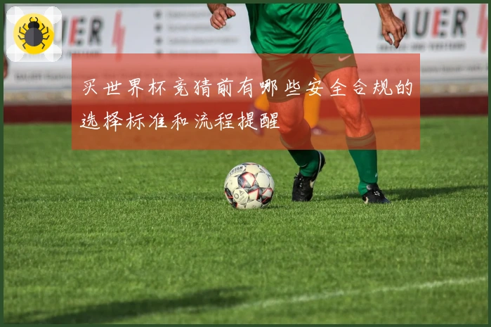 买世界杯竞猜前有哪些安全合规的选择标准和流程提醒